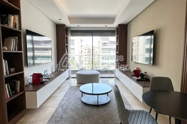 Location studio meublé à a casa Finance City