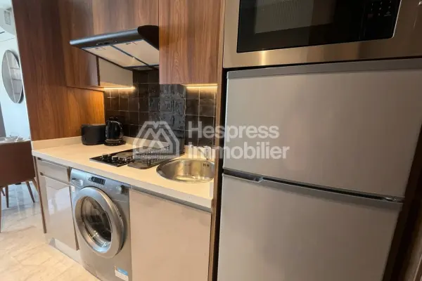 Furnished studio apartment for rent on Boulevard Ziraoui