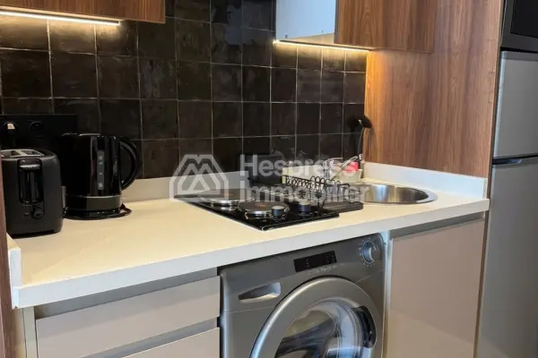 Furnished studio apartment for rent on Boulevard Ziraoui