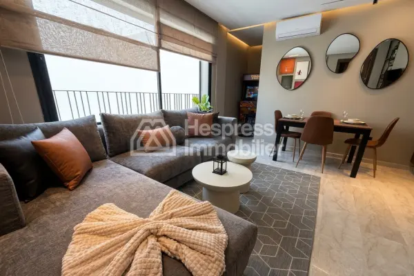 Furnished studio apartment for rent on Boulevard Ziraoui