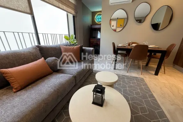 Furnished studio apartment for rent on Boulevard Ziraoui