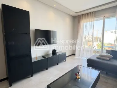 Beautiful furnished studio with private terrace in the Oasis area