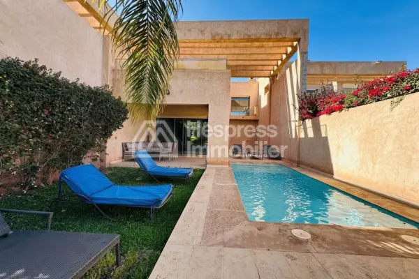 Beautiful 3-bedroom villa in a gated community – Agdal