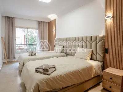Beautiful apartment in a residence with swimming pool at Majorelle