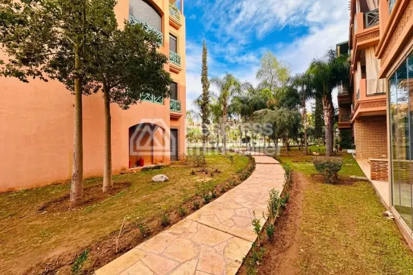 Magnifique rez de jardin 2 chambres – Agdal