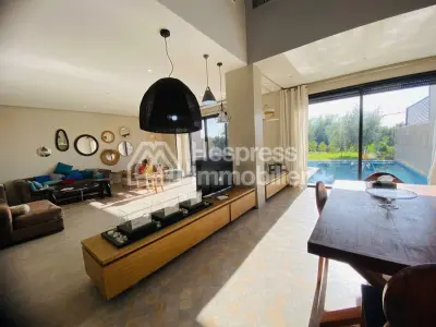 Magnificent villa with pool in a golf resort