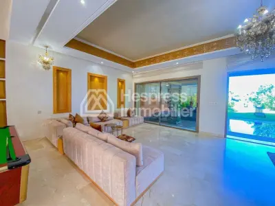 Luxurious modern villa on a golf resort