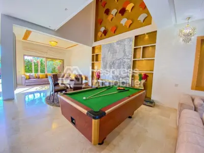 Luxurious modern villa on a golf resort