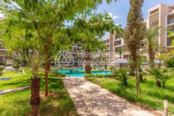 Superb furnished apartment in a residence with a swimming pool