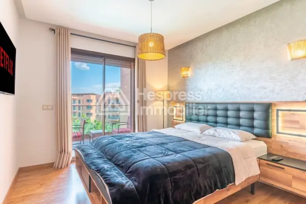 Superb furnished apartment in a residence with a swimming pool