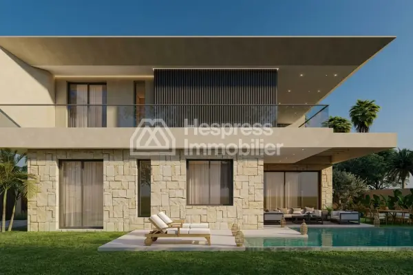 Luxurious modern villa with 4 suites and private pool