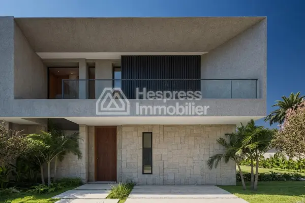 Luxurious modern villa with 4 suites and private pool