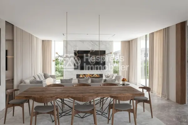 Luxurious modern villa with 4 suites and private pool