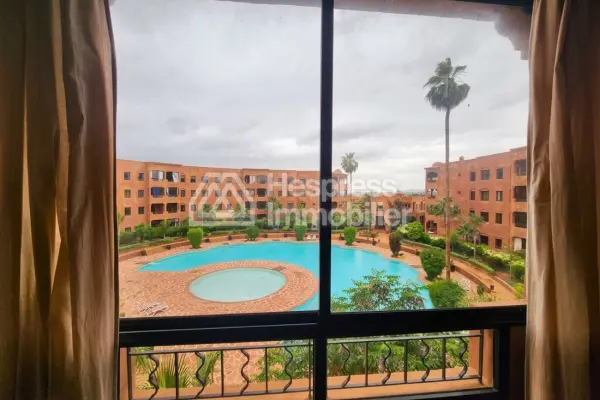 Beautiful apartment in a secure residence with a swimming pool