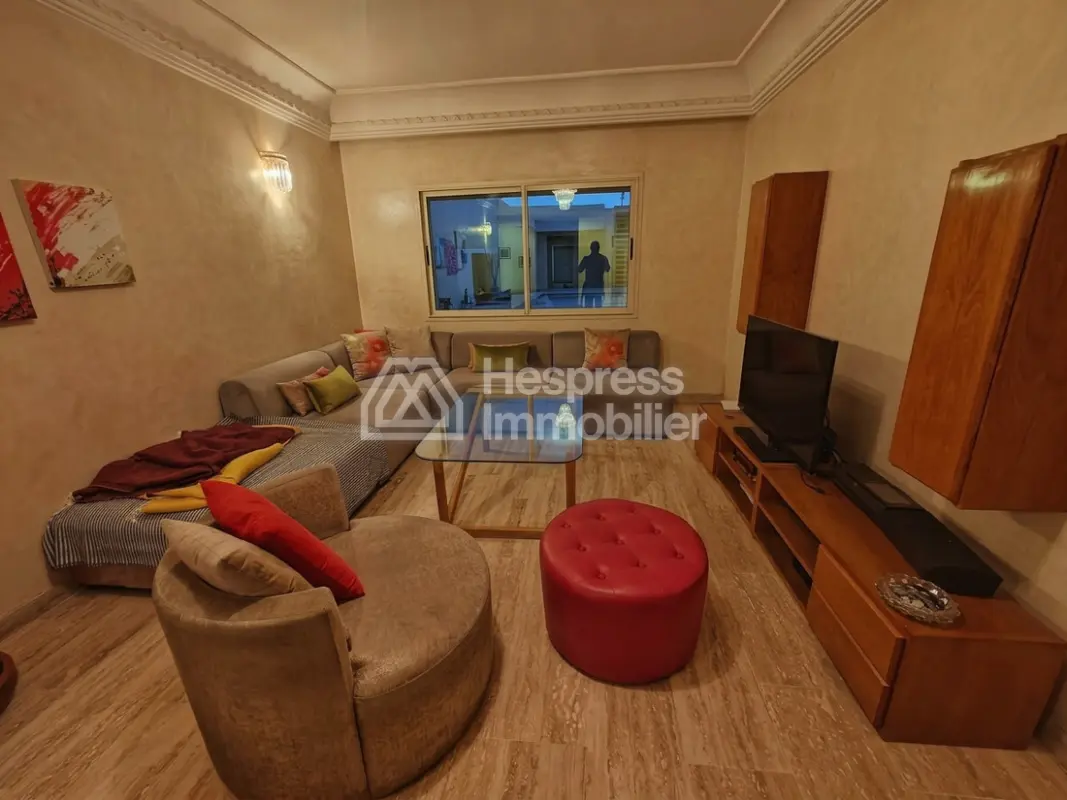 Appartement de luxe meublé à louer 6000 dh