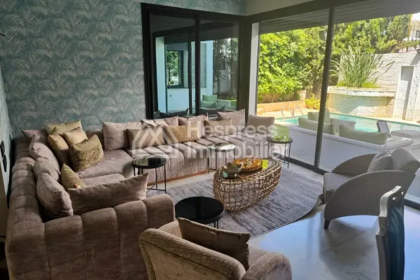 فيلا مفروشة للإيجار في Ville verte بسعر 40000 درهم