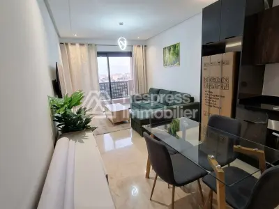 Appartement à louer à Oulfa. Surface de 60 m². Garage et terrasse