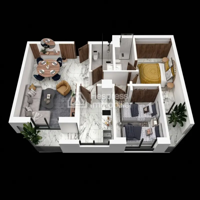 Luxury apartment in Maarif Bd alfourat