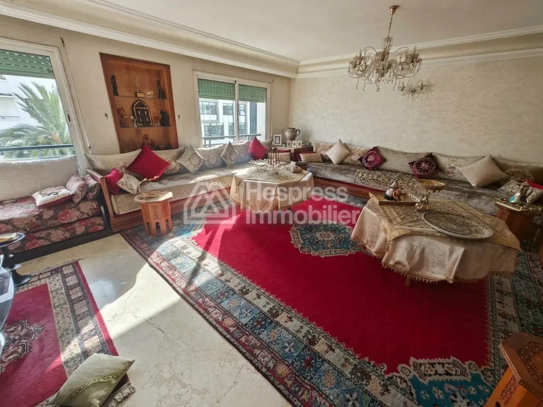 Appartement meublé à louer a bd. Al moukawama