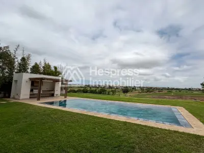 Superb villa for rent, 52,000 dhs, long-term rental, golf course frontage ️