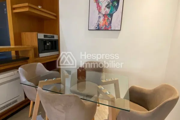 Apartment for rent at Casablanca Finance City . 2 bedrooms. Well furnished.