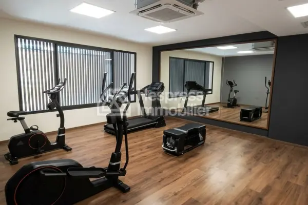 New furnished studio apartment for sale with gym