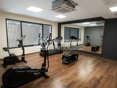 New furnished studio apartment for sale with gym
