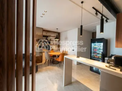 New furnished studio apartment for sale with gym