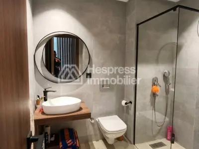 New furnished studio apartment for sale with gym