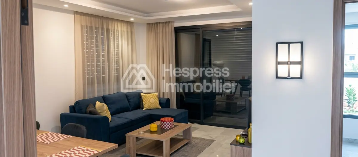 Appartement moderne meublé avec piscine et grand balcon