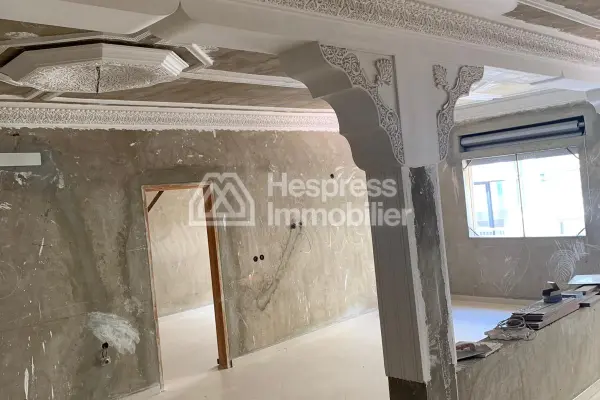House nearing completion in the Charf district