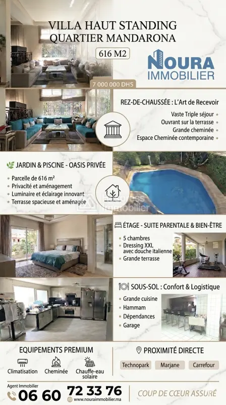 Villa for sale in Sidimaarouf, California