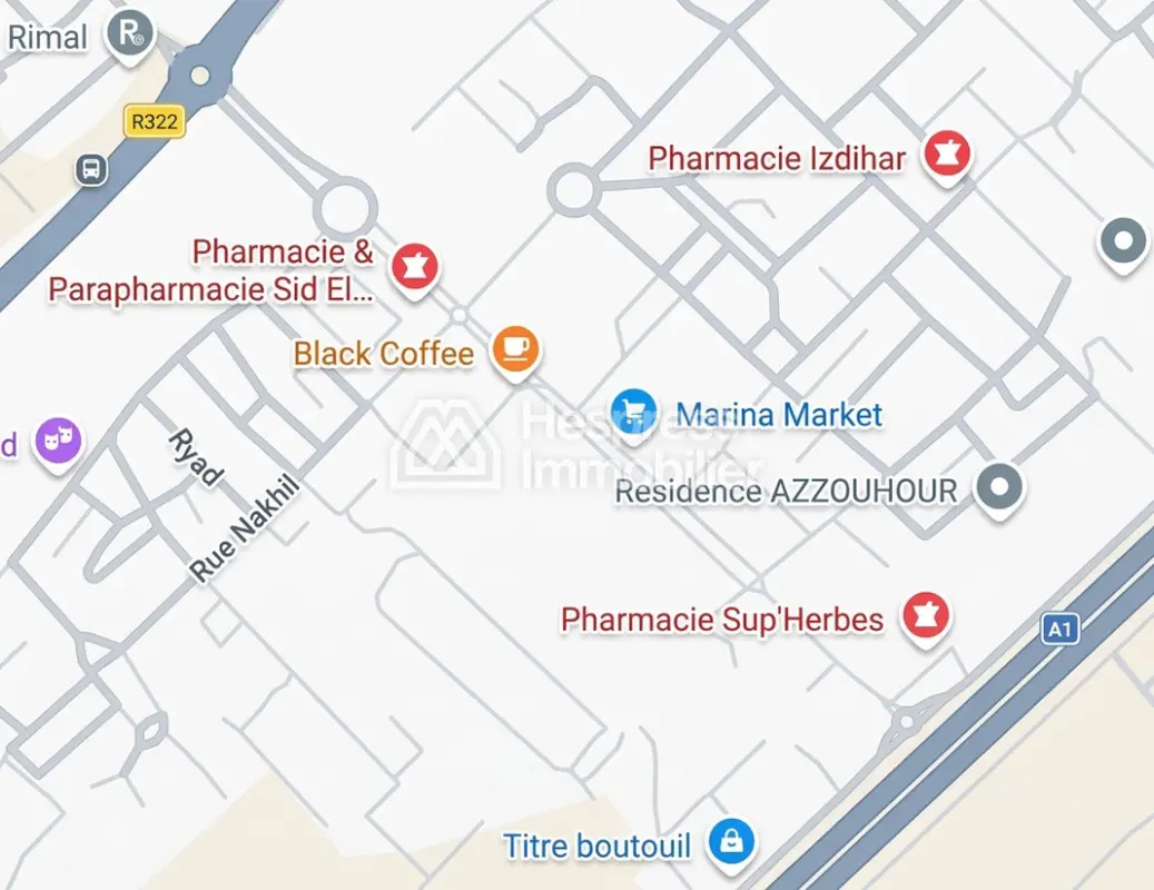 Exceptional plot of land with 2 frontages in Sid El Abed