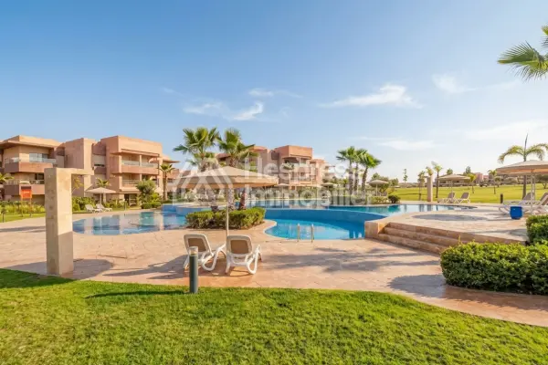 Ground floor apartment in Prestigia with golf course view, furnished
