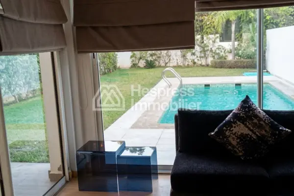 Furnished villa in Bouskoura green city