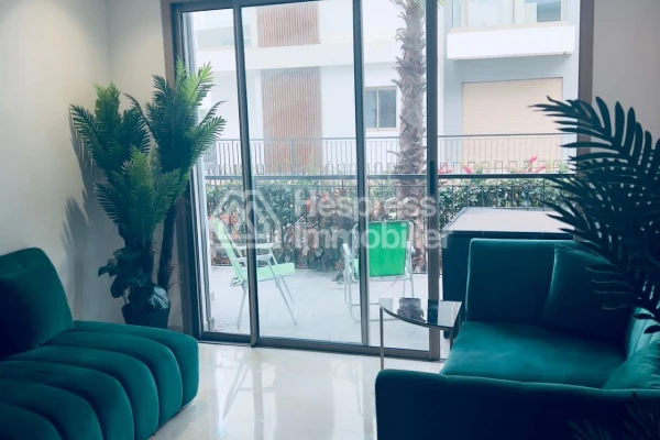 Appartement meublé neuf à louer – Résidence Majorelle, El Menzeh 