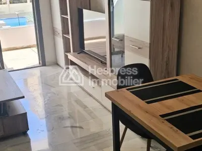 Furnished studio apartment for rent in Zenata