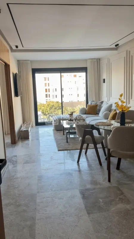 Furnished studio apartment for rent near CNSS Derb Ghef