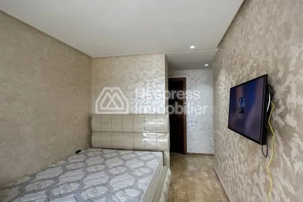 New furnished apartment with pool for rent Dar Bouazza