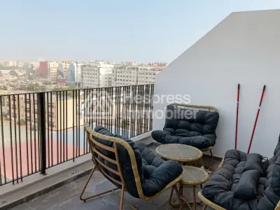 Studio meublé avec terrasse à louer Abdelmoumen