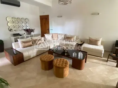 Furnished apartment with garden for sale in Mansouria