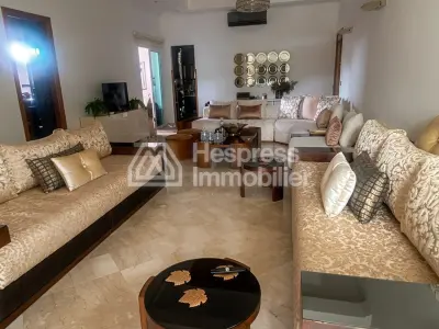 Furnished apartment with garden for sale in Mansouria