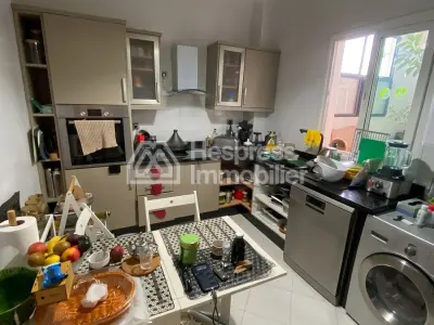 Furnished apartment with garden for sale in Mansouria