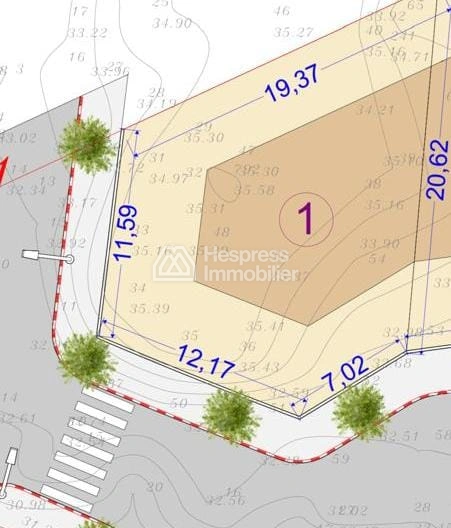 Terrain à vendre, 308m² à Tangier