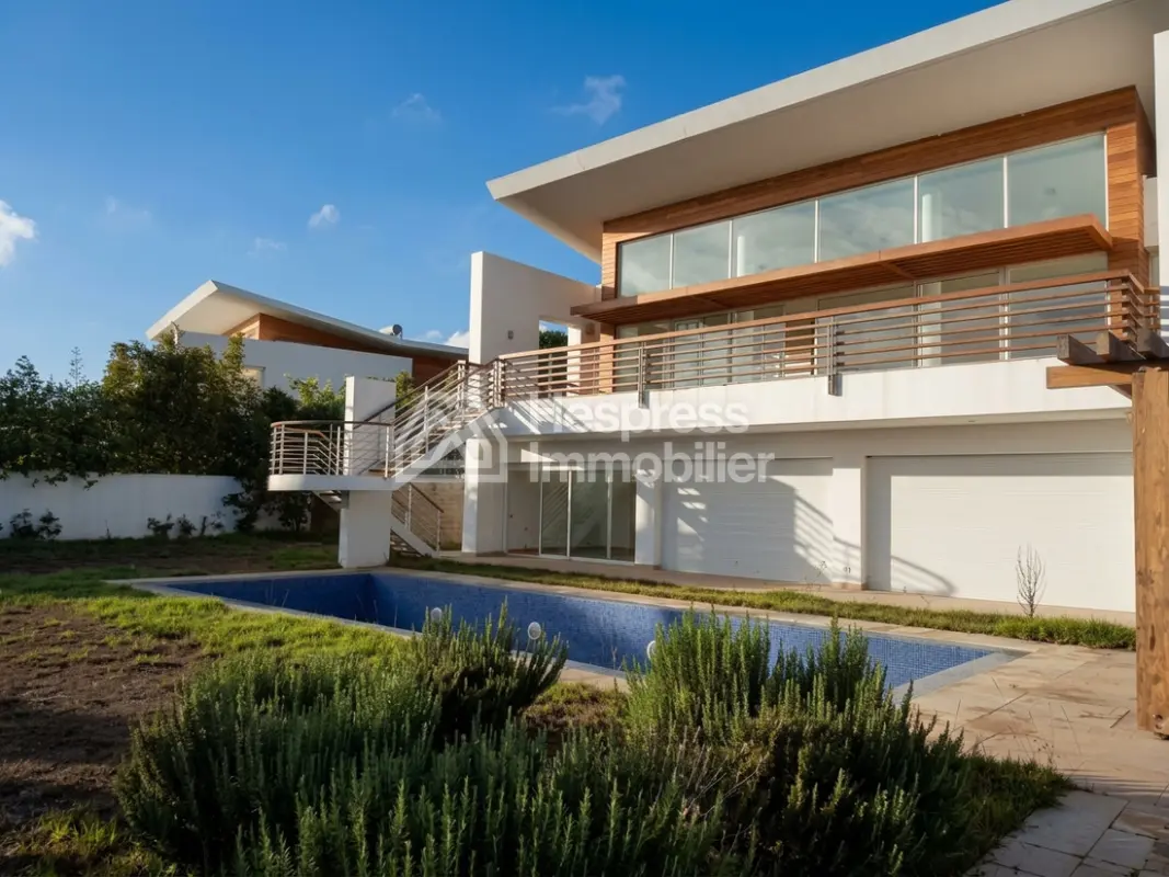 Location villa Bouskoura Casablanca CGI