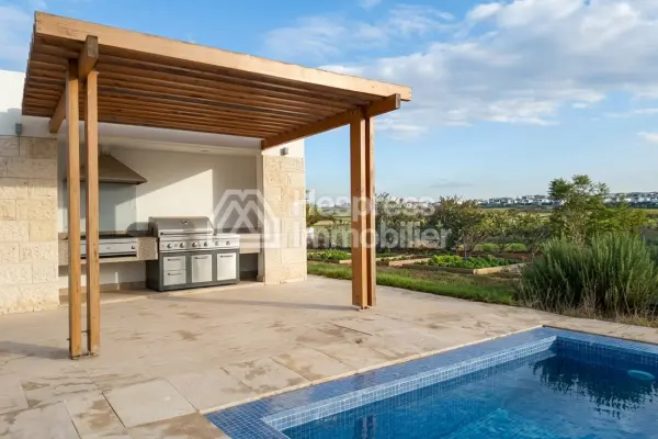 Location villa Bouskoura Casablanca CGI