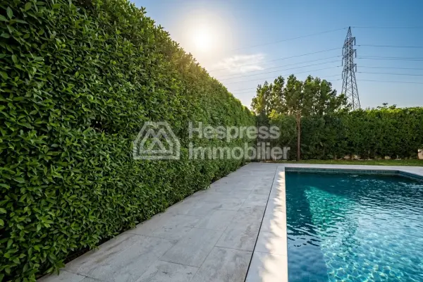 Palmeraie location villa meublée front golf 300 m²