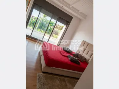 Palmeraie location villa meublée front golf 300 m²