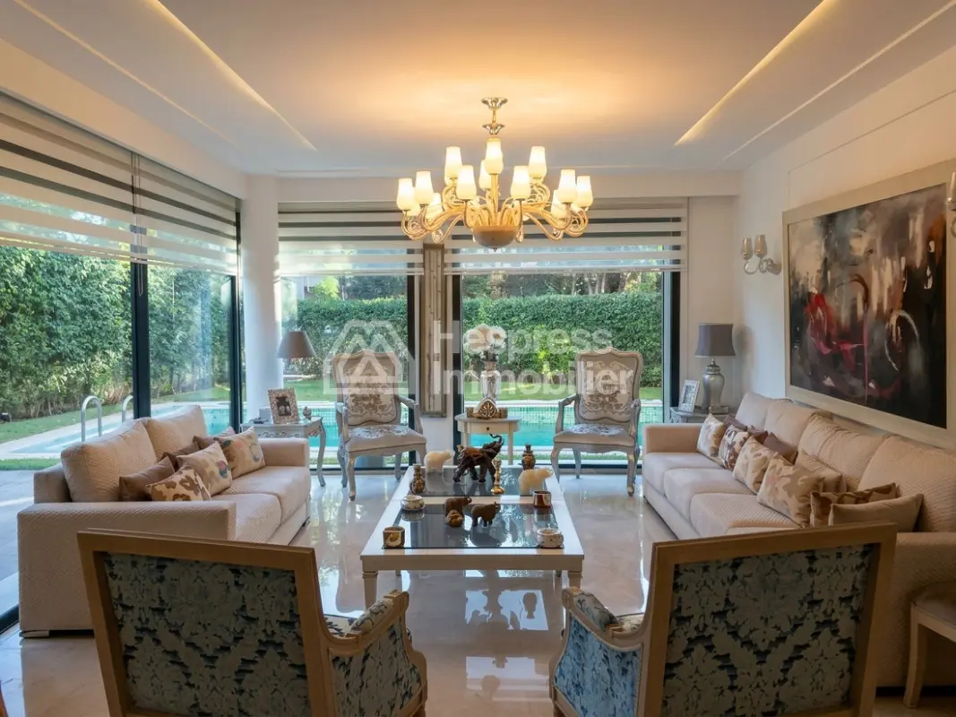 Luxurious 600m² furnished villa at Palmeraie Golf Course
