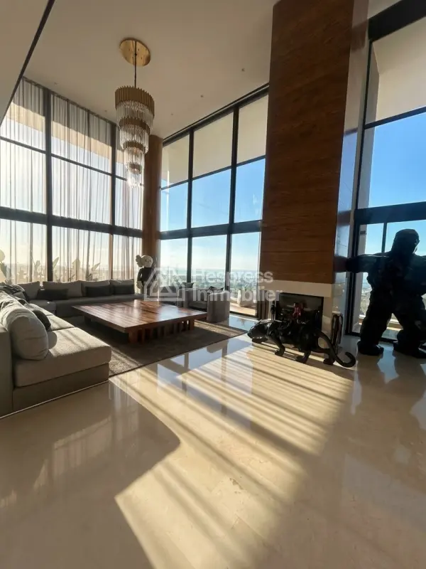 Penthouse de luxe à louer meublé Ain Diab